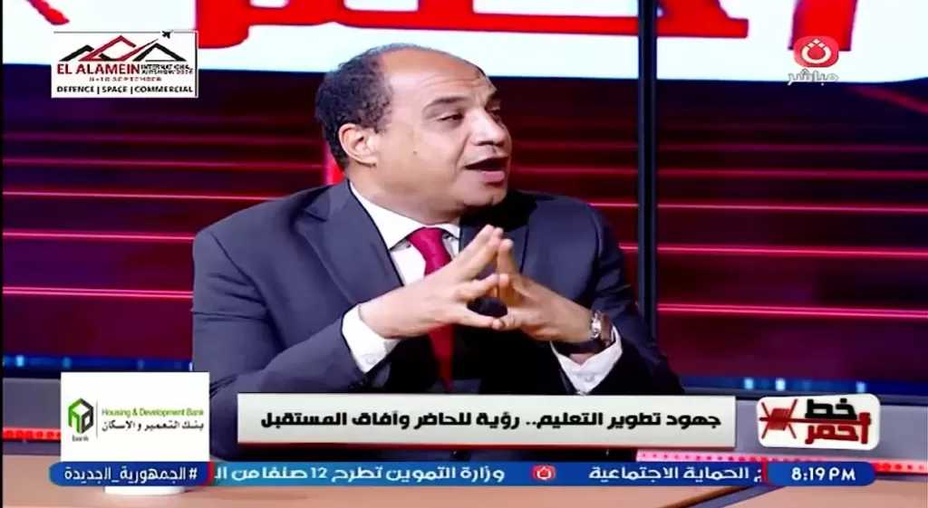 ياسر شورى: إعادة الطالب للمدرسة ليست النهاية.. الأهم إعادة التعليم إليها