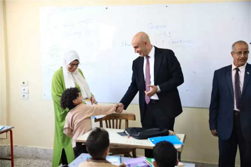 وزير التعليم يتفقد مدارس الغربية ويتابع جاهزية المدارس وانتظام الطلاب وسير العملية التعليمية