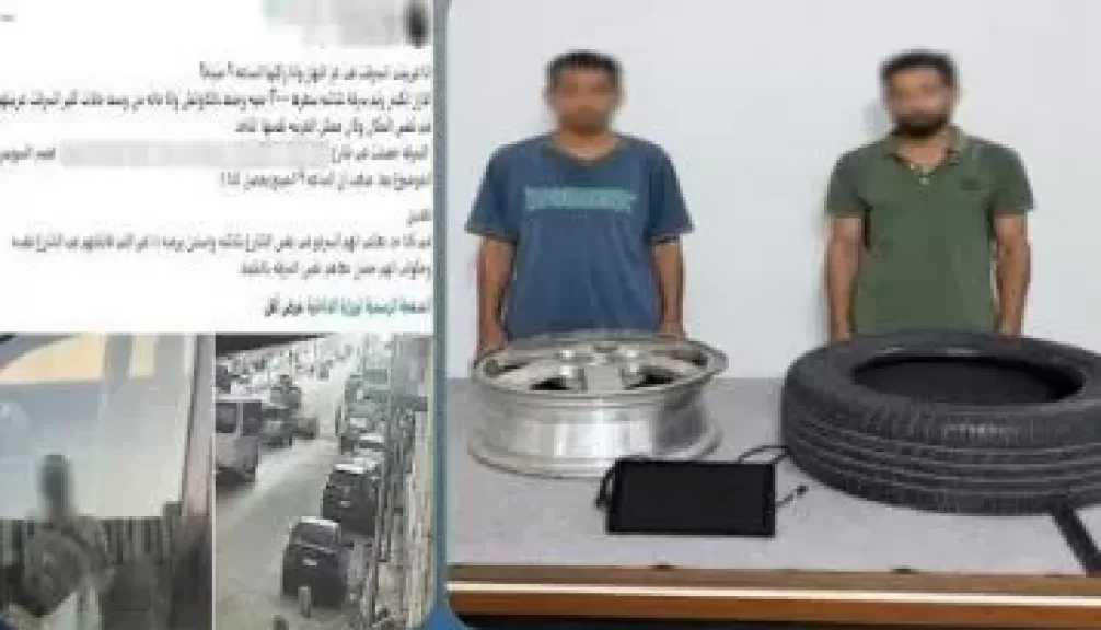 ضبط متهم بتحطيم زجاج سيارة وسرقة محتوياتها بمنطقة جسر السويس