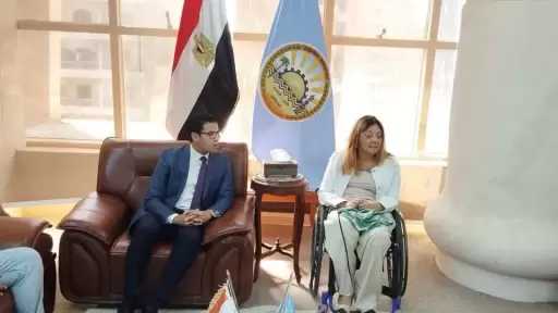 تفاصيل.. المشرف العام على ”القومي للأشخاص ذوي الإعاقة” تلتقي نائب محافظ مطروح ووكلاء المديريات