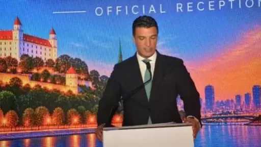 وزير الصناعة يشارك بفعاليات الاحتفال اليوم الوطني لجمهورية سلوفاكيا