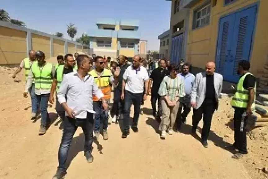 محافظ أسيوط يتفقد محطة مياه المعابدة بأبنوب بتكلفة 540 مليون جنيه