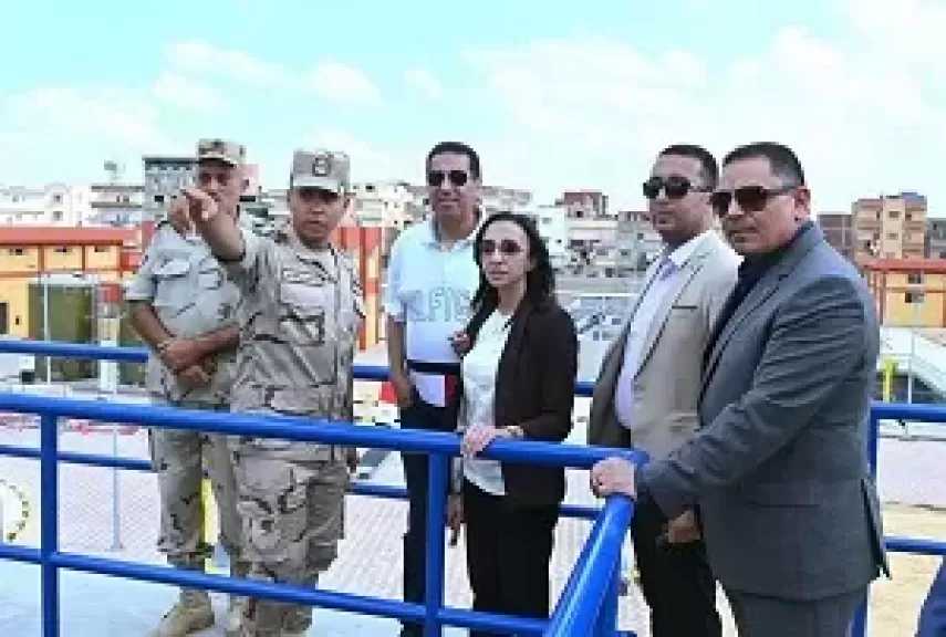 محافظ البحيرة تتفقد أعمال توسعات محطة مياه غرب 2 بالسعرانية بطاقة 43 ألف متر