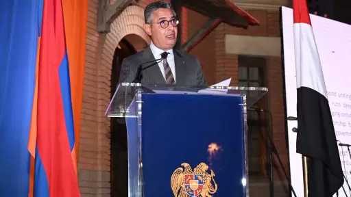شريف فاروق: فرص واسعة لتعزيز التعاون بين مصر وأرمينيا في التجارة والاستثمار والصناعة والأمن الغذائي والطاقة