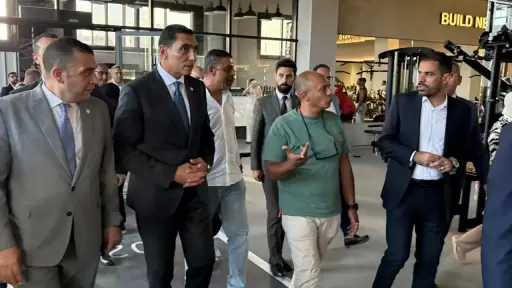 وزير الرياضة يتفقد مشروعات مركز شباب سموحة بالإسكندرية