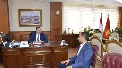محافظ بورسعيد ونائب الشيوخ أحمد جوهر يبحثان ملفات الخدمات والتعاون التنفيذي التشريعي