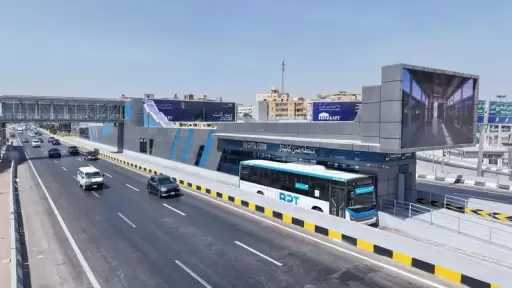 النقل: غدا بدء تشغيل المرحلة الثانية من الأتوبيس الترددي السريع BRT أمام الركاب