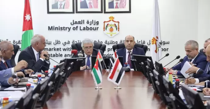 وزير العمل يبحث مع نظيره الأردني تعزيز سبل التعاون وتنظيم سوق العمل